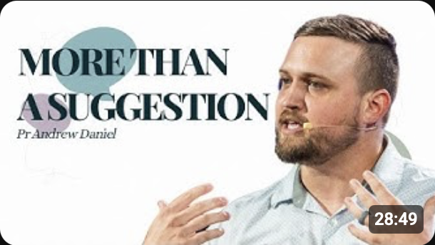 More Than a Suggestion